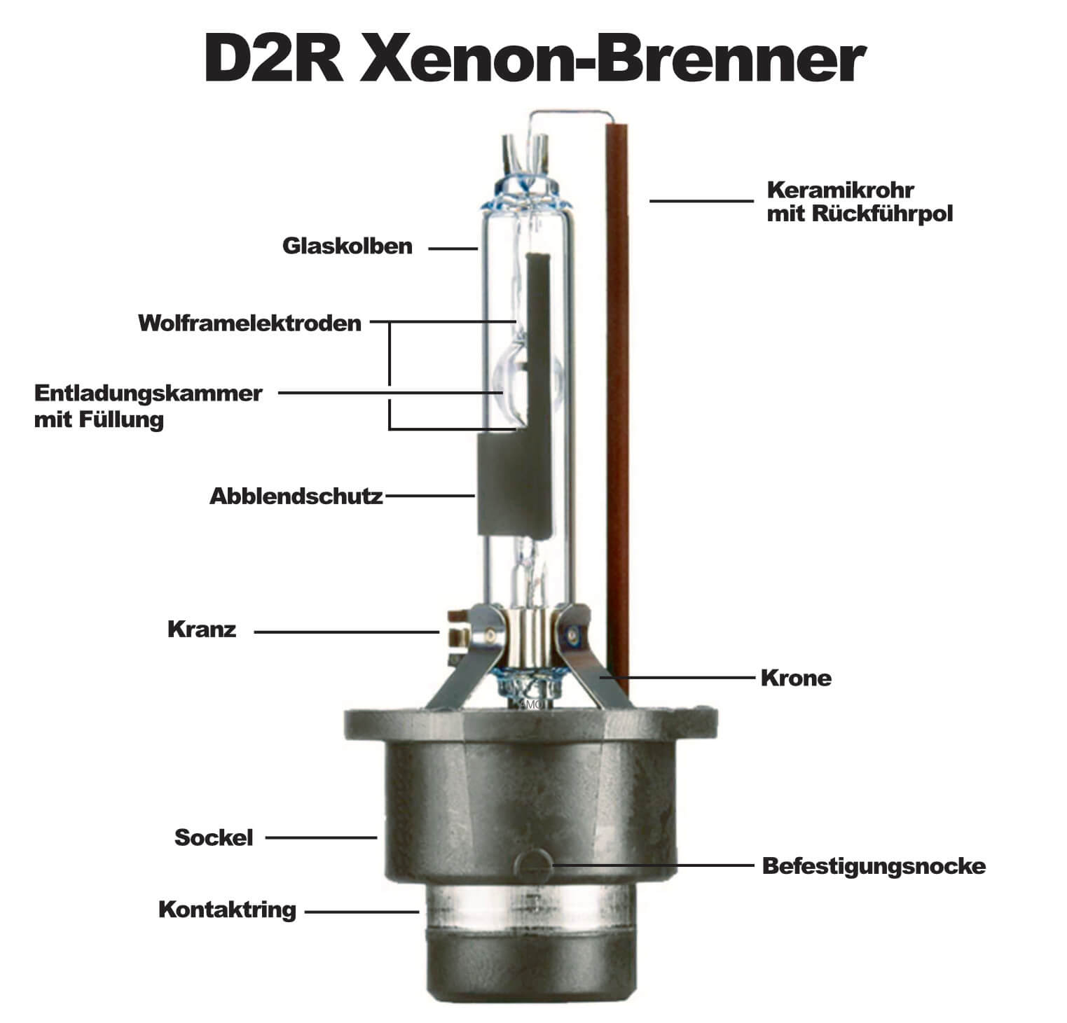 D2S Xenon Brenner Weiß 2 Stk.