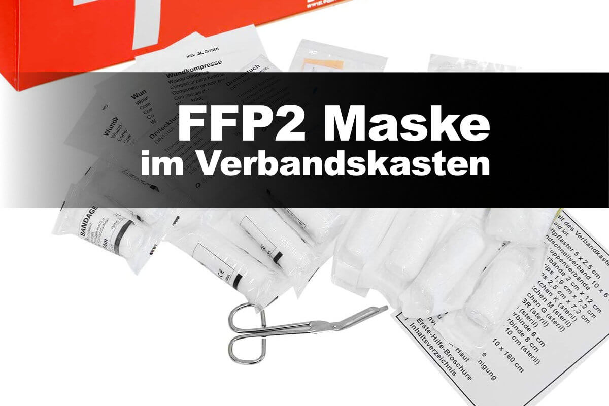 AUTO PKW Verbandtasche Verbandkasten Erste-Hilfe DIN13164-2022 inkl. Masken